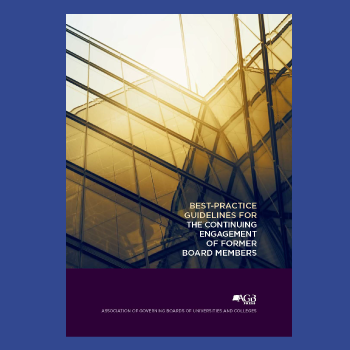 best practices for continuing enagagement fo former board members book