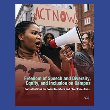 Book cover of "Freedom of Speech and Diversity, Equity, and Inclusion on Campus"