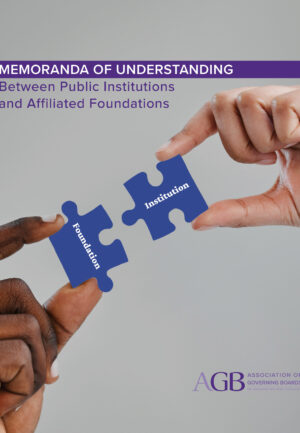 Memoranda of Understanding Between Public Institutions and Affiliated Foundations